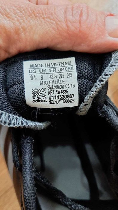 Черные кеды Adidas с тремя белыми полосками модель Easy Vulc VS