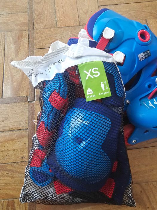Patins em Linha Criança + Proteções