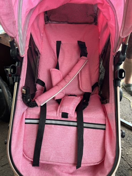 Коляска 2в1 для девочки