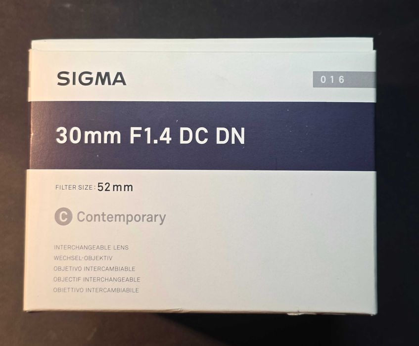 Sigma 30 mm f/1.4 DC DN Contemporary – Sony E, APS-C