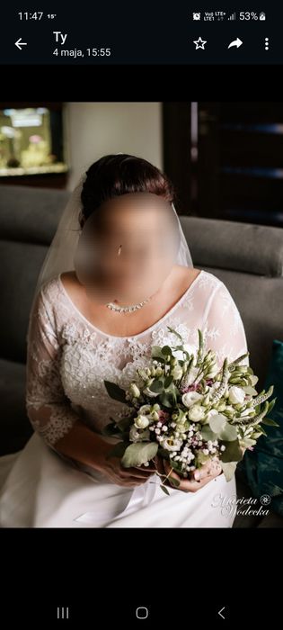 Suknia ślubna kolor ivory