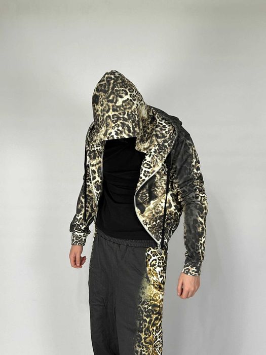 Худі Ksubi Mowalola Trakpant Black Cheetah hoodie зипка кофта худи зіп