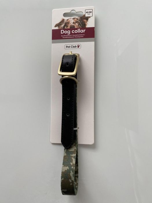 Ошейники для собак кожа+износостойкая  ткань