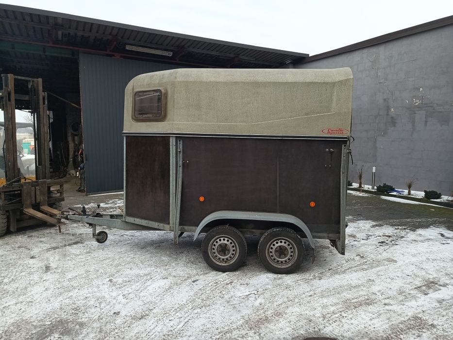 Przyczepa do przewozu koni  zwierząt  Bockmann Kat B  dmc 1300