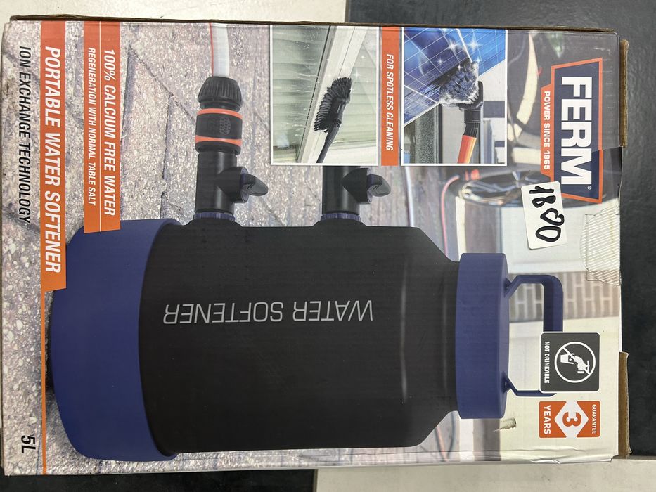 Портативний пом'якшувач води, фільтр для миття автомобілля, вікон 4л