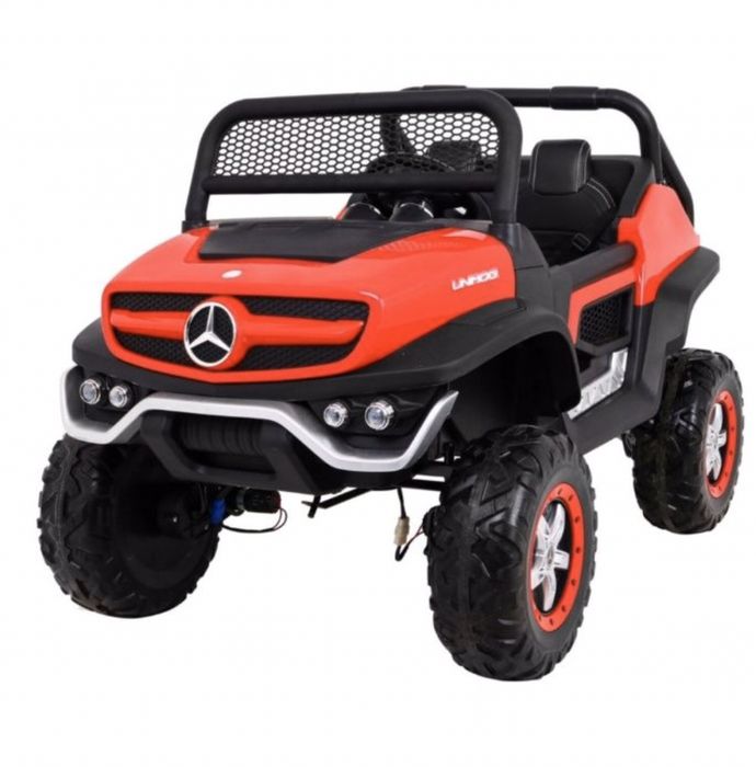 Auto na akumulator dwuosobowe Mercedes Unimog z napędęm 4x4 180W