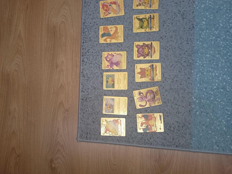 Rzadkie złote karty pokemon