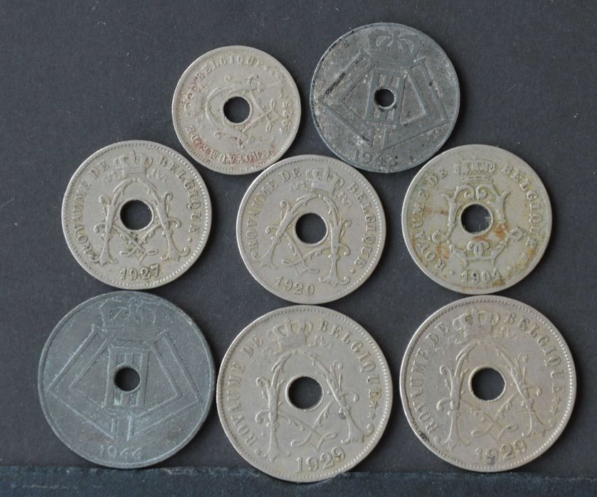 Belgica lot with 8 coins - OLX X10158