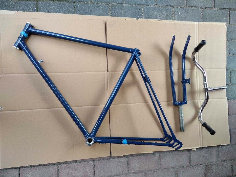 ramam rowerowa z widelcem retro holender kierownica vintage