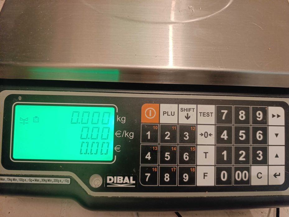 Título:
Balança eletrónica DIBAL profissional com visor para cliente