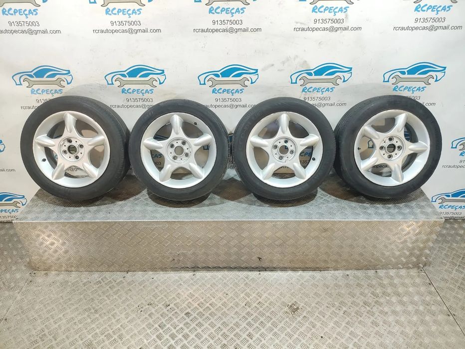 Conjunto de Jantes 16 Originais Mini 6.5J ET48 4x100 1512348 1512349
