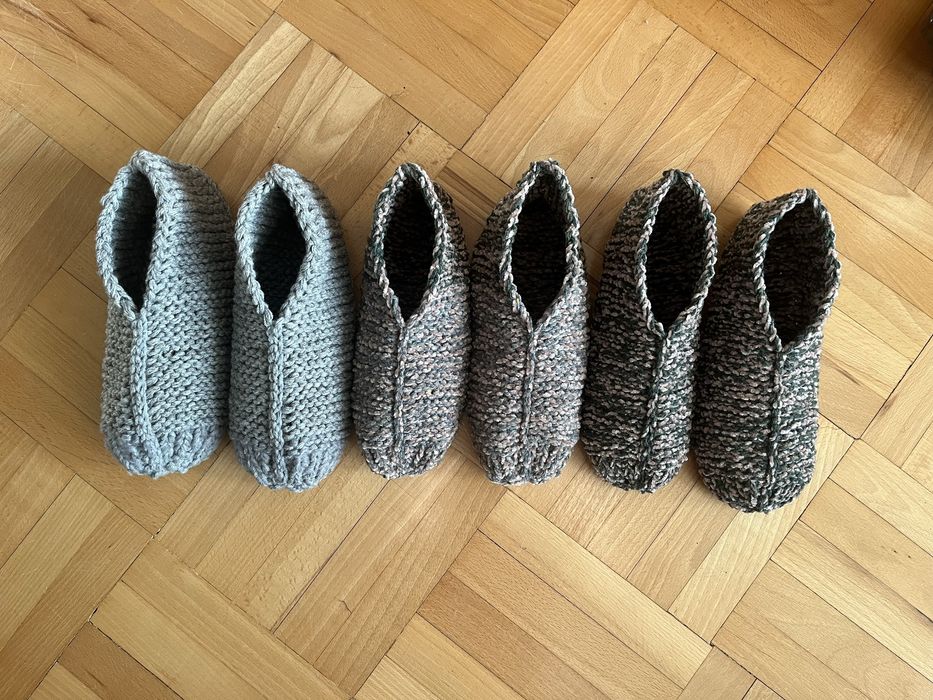 Kapcie męskie ręcznie robione