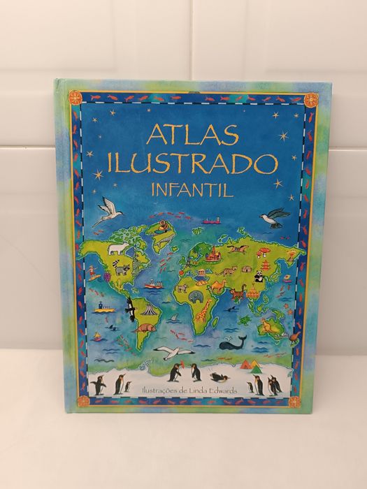 Atlas Ilustrado Infantil. Excelente estado