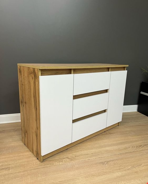 Комод 3+2 без ручок. Сучасний дизайн. 3 шухляди + 2 тумби