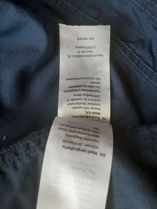 Szorty krótkie spodenki męskie z paskiem