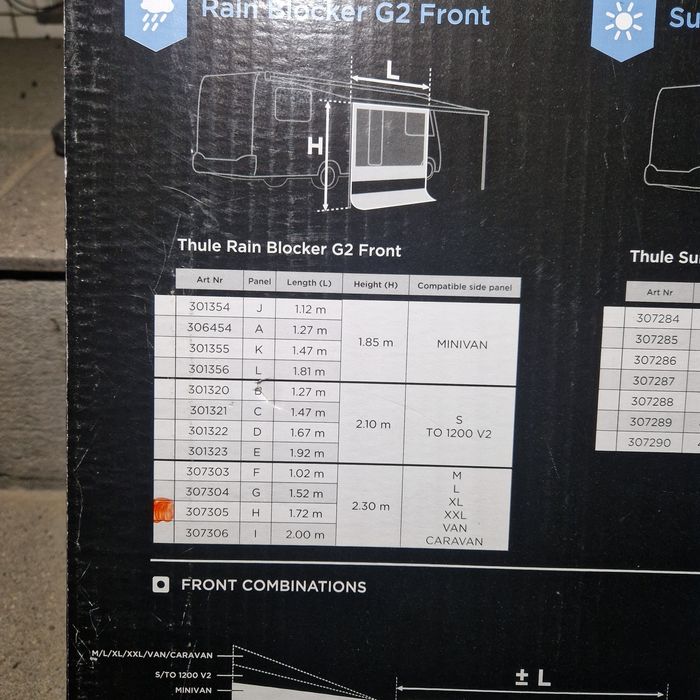 Sciany boczne markizy dometic kampera przyczepy kempingowej