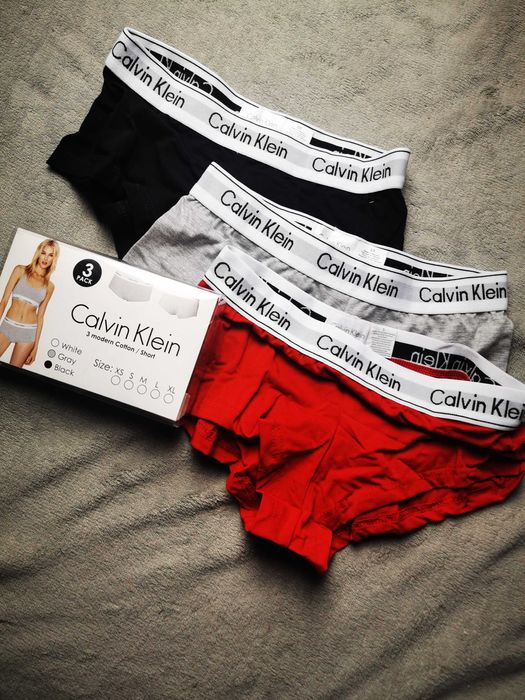 3pak Majtki Stringi Komplet Damskie Calvin Klein Tommy Hilfiger