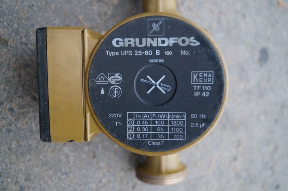 pompa c.w.u. grundfos ups 25-60 b 180 używana z gwarancją