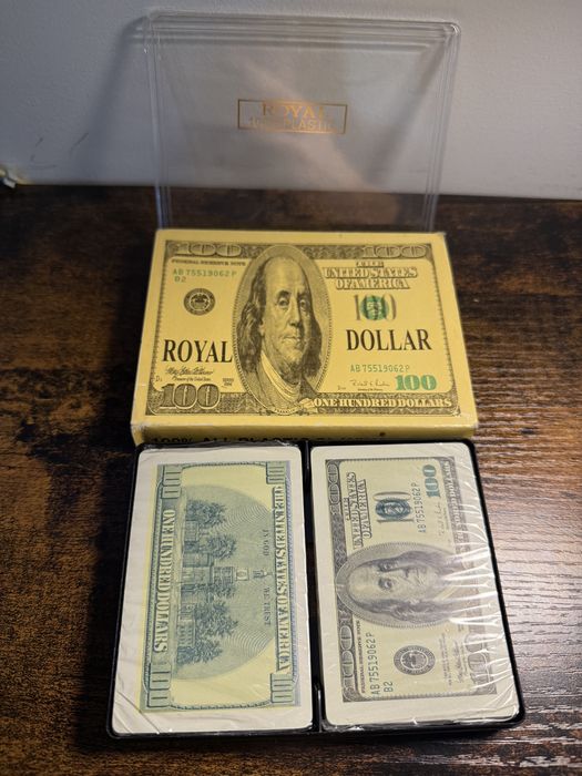 Nowe 2 talie kart do gry Dollar