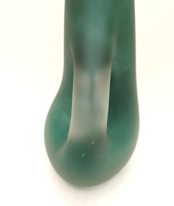 Wazon szkło mrożone vintage