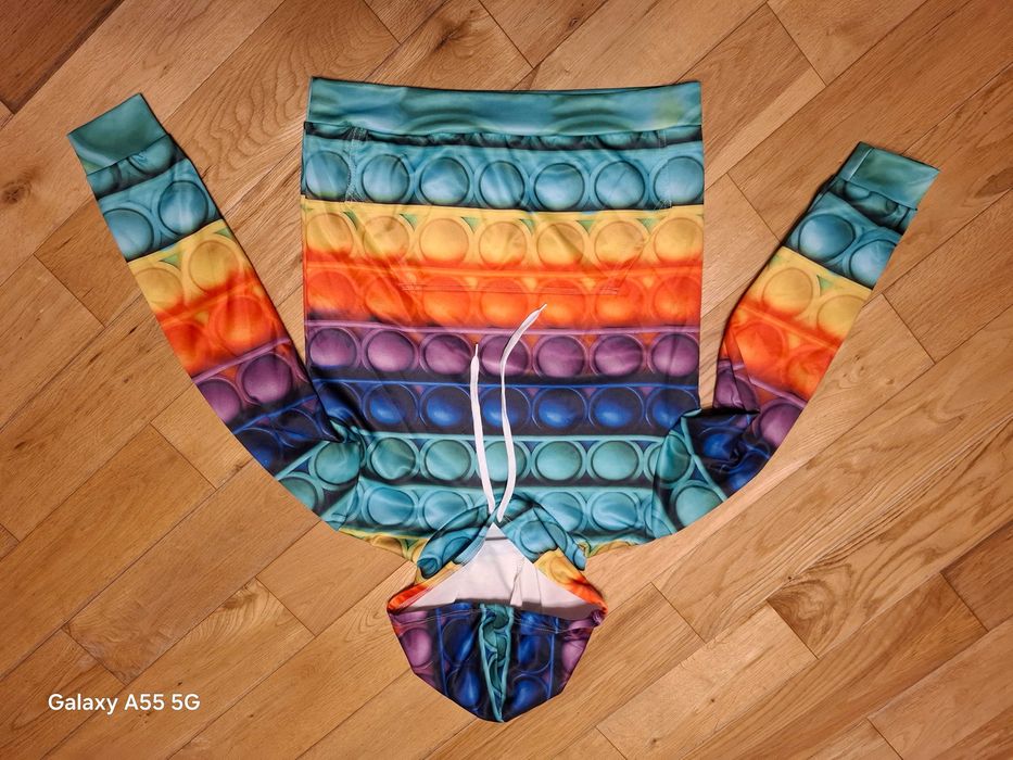 Bluza z kapturem młodzieżowa pop-it