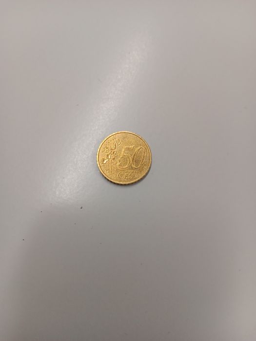 Moeda 50 cêntimos francesa 2001