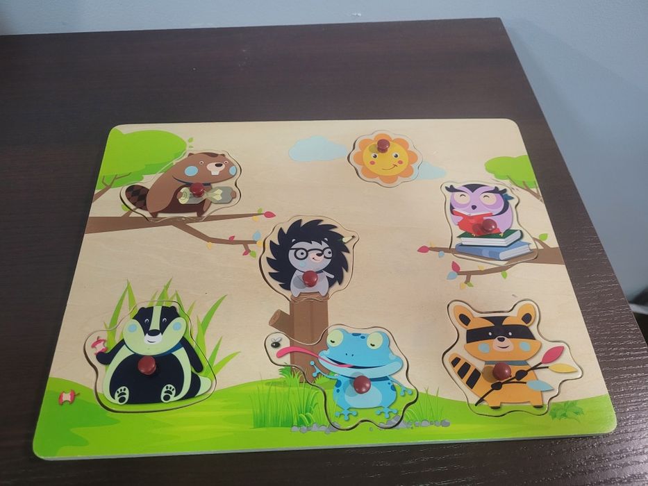 Puzzle dla małych dzieci + labirynt