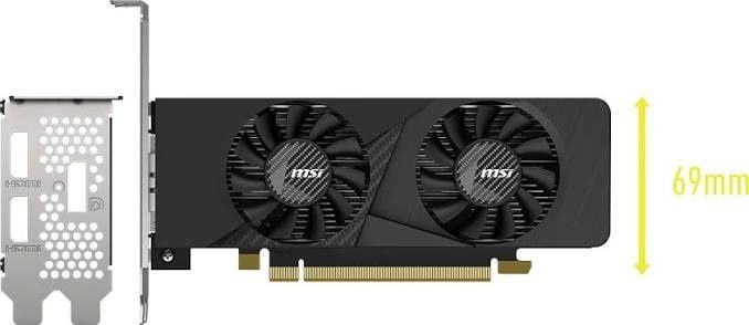MSI GeForce RTX 3050 LP 6GB — Low Profile / Compact — 70W — Não precisa  cabo de alimentação