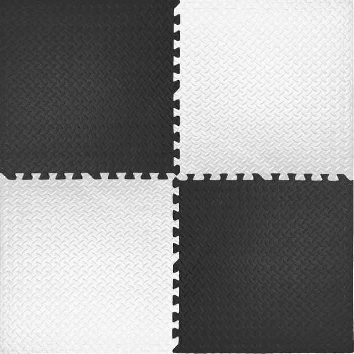 Mata do ćwiczeń pod sprzęt do siłowni domu 6szt puzzle ochronne 60x60