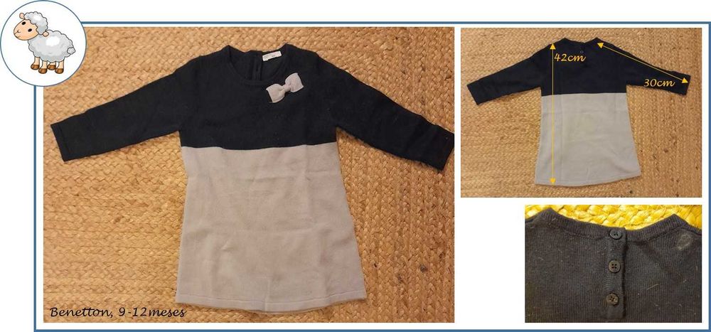 6-12M Menina Outono/ Inverno - vários artigos