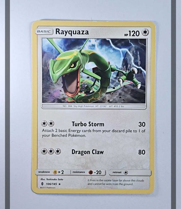 Rayquaza 106/145 GRI Pokemon ENG-NM