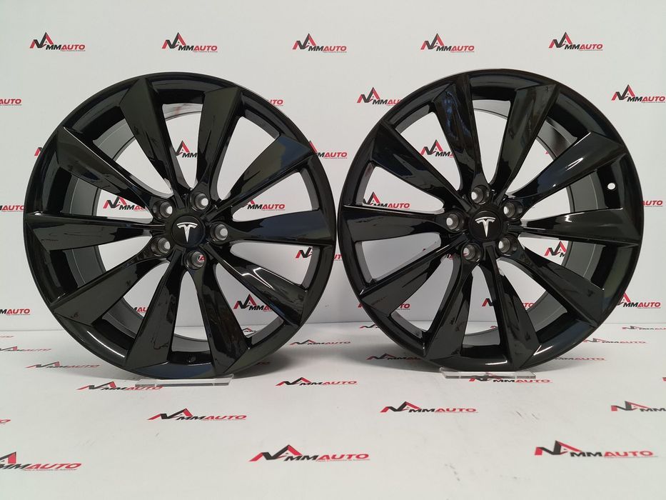 Jantes Tesla Model S Turbine Preto Brilho 21 (5x120)