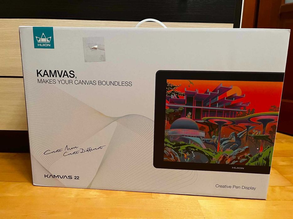 Tablet graficzny Huion Kamvas 22 Plus idealny STOJAK RYSIK 21,5''