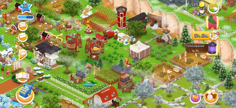 Продам аккаунт в Hay day