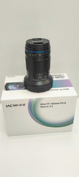 Laowa 85 mm f/5.6 2x Ultra Macro APO do Canon RF