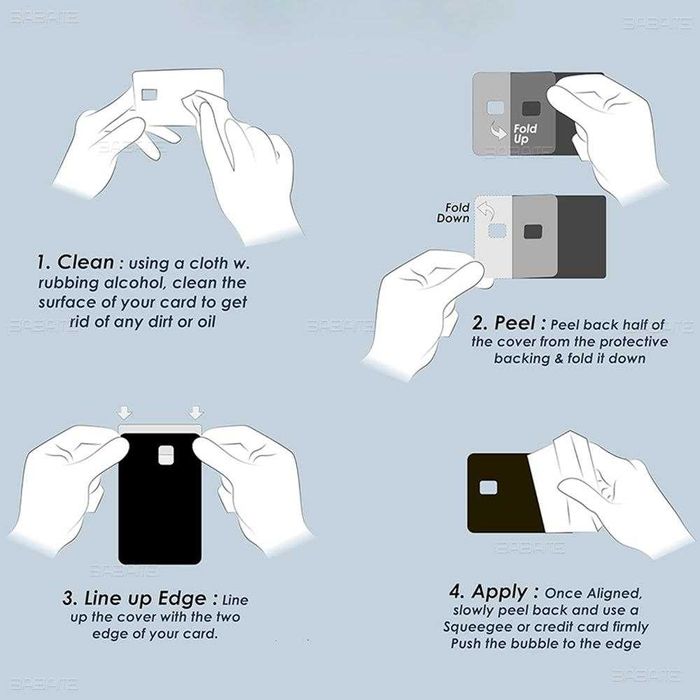 Стикер для кредитных карт из аниме Невероятные приключения ДжоДжо 4 шт