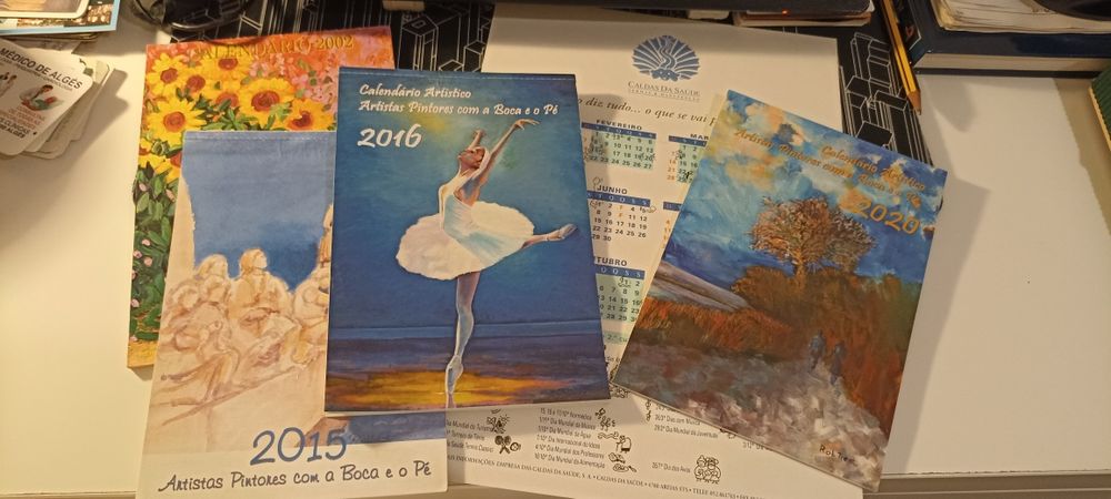 calendários de bolso