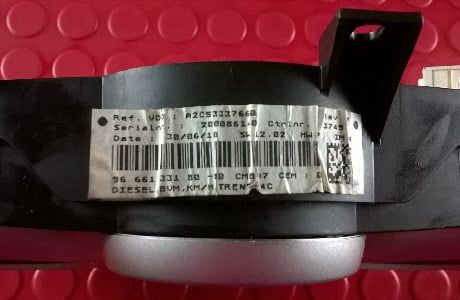 Quadrante / Painel de Instrumentos 9666133180 - PEUGEOT 207/207+
