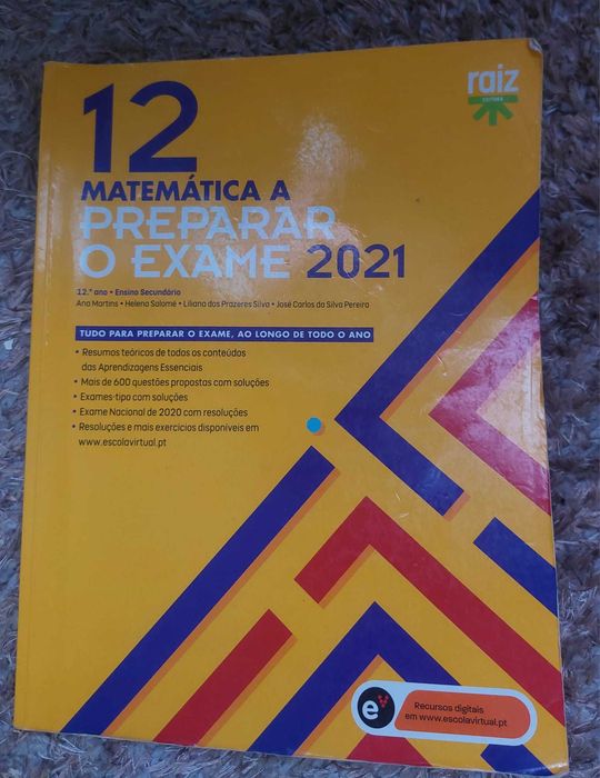 Livro de Preparação de Exame de Matemática A 2021