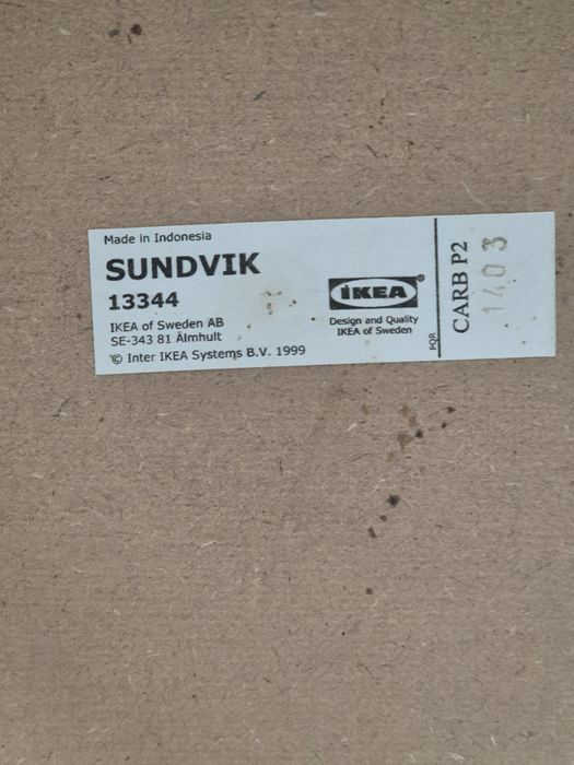 Fotelik bujany dziecięcy Ikea SUNDVIK