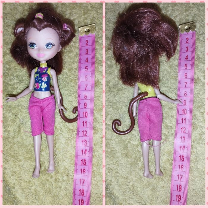 Enchantimals ляльки 3 штуки павлин мавпа білочка