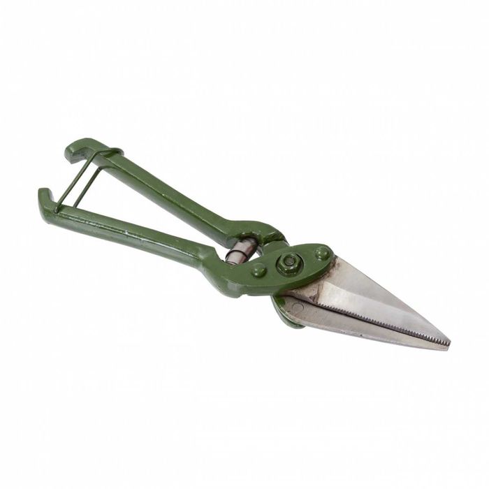 Nożyce do cięcia racic (kopyt), wykonane z metalu, o prostym profilu