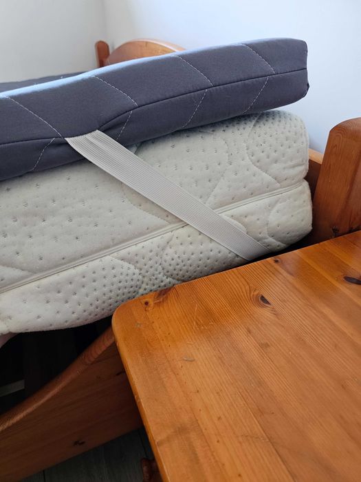 Materac z nakładką 140x200 duży sembella