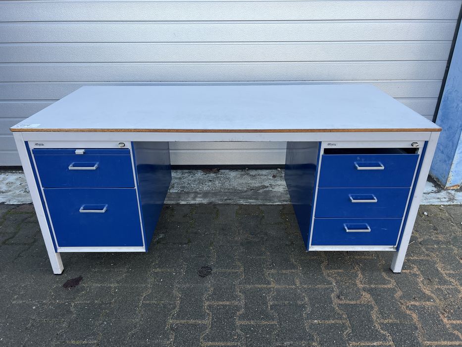 Stół warsztatowy techniczny metalowy 165x75x73 GISPEN NIEMIECKI