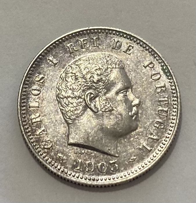 Coin D CARLOS I - 200 Reis 1903