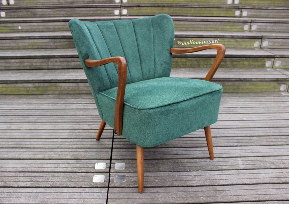 Fotel klubowy PRL z 1970 | Darmowa dostawa + darmowa tkanina obiciowa