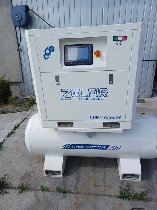 Kompresor  Zelfir HV-7.5G  7,5 kW  1100 l/min  Zbiornik 300l  NOWY