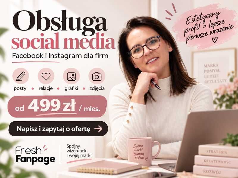 Prowadzenie social media | Facebook, Instagram, rolki od 499 zł