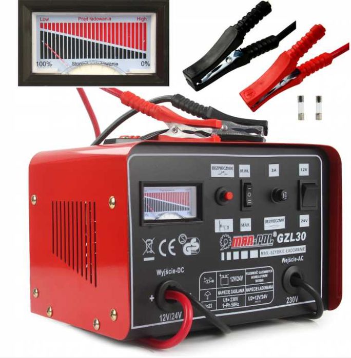Zespół prostownikowy GZL-30 MAR-POL 30A 12v 24v