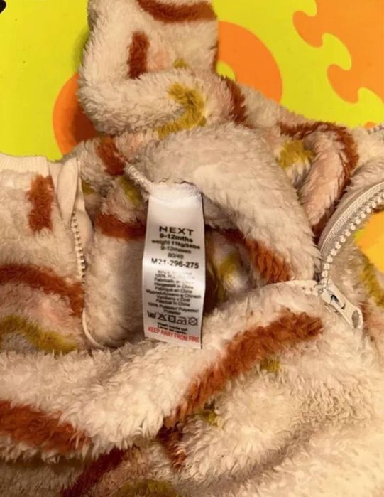 Next Теплий ромпер 74-80